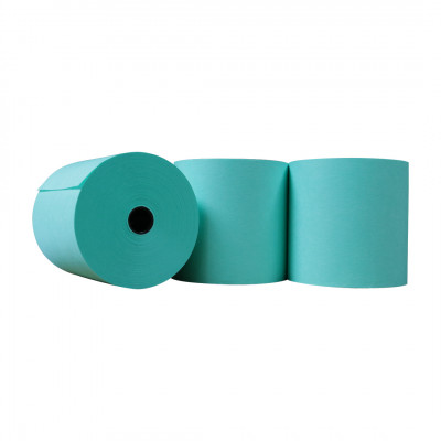 76mm Green Laundry Till Roll Pkd 20s - L019